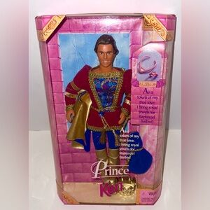 1997 Prince Ken Doll Fairy Tale for Rapunzel Barbie Doll Mattel #18080 NRFB